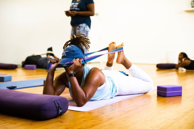 Yoga is one of many activities available for members of the BlazeSports America Veteran Programs. Photo courtesy of BlazeSports America