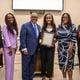 Braxton Smith was honored for her public speaking accomplishments and placing third in Optimist International’s GATEway District Contest in April. Pictured are Union City Councilman Brian K. Jones, Councilwoman Lawanna Owens-Twaites, Mayor Vince Williams, Braxton Smith, Councilwoman Angelette Mealing and Councilwoman Christina Hobbs. Courtesy City of Union City