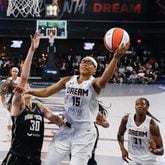 Atlanta Dream guard Allisha Gray surpassed 3,000 career points.
