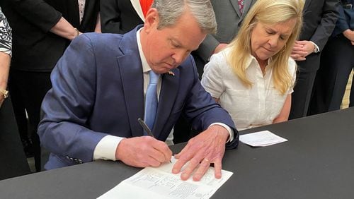Legislation signed by Gov. Brian Kemp on May 1 is being challenged by the American Civil Liberties Union of Georgia, which says it cruelly hampers charitable efforts to help cash-strapped defendants get bail. (Ariel Hart/The Atlanta Journal-Constitution/TNS)