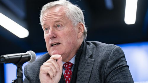 FILE —  Mark Meadows, the former White House chief of staff during the Trump administration, has tried to have his Fulton County election interference case removed to federal court. (File photo by Al Drago/The New York Times)