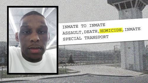 Jeremy Edward Price died on March 2, 2024, at Hays State Prison in what the GDC's incident report calls a homicide. However, the manner of his death was omitted from the agency's March mortality report. (Georgia Department of Corrections)