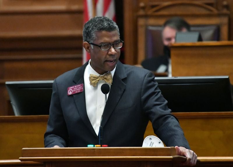 An outside attorney was unable to substantiate allegations, including sexual harassment, against state House Minority Leader James Beverly, a Democrat from Macon. Beverly, who has headed the House Democratic caucus since 2021, is not running for reelection this year. (Hyosub Shin / Hyosub.Shin@ajc.com)