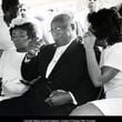 July 1974 -- Martin Luther King Sr. grieves during the funeral service of his wife, Alberta Williams King. Mrs. King, 69, was shot to death by 23-year-old Marcus Wayne Chenault as she played the organ during a service at Ebenezer Baptist Church near downtown Atlanta. BILL MAHAN / AJC FILE