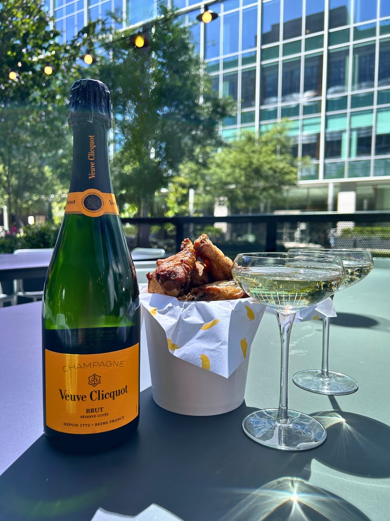 Citizens Market Food Hall at Phipps Plaza on Wednesdays, Fridays and Saturdays will hold Veuve Clicquot pop-ups featuring a DJ, giveaways and sparkling drinks.  Courtesy of Phipps Plaza