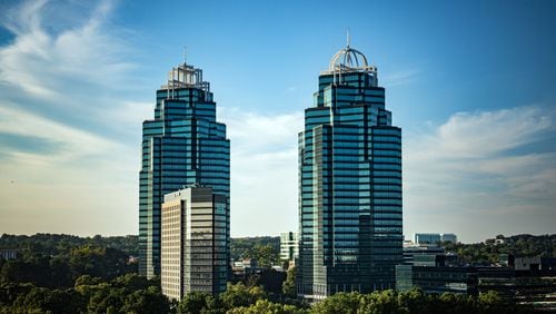 The Concourse at Landmark Center, also known as the King and Queen buildings, are two office towers in Sandy Springs.