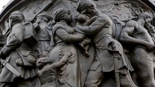 A Confederate monument was removed late last year from Arlington National Cemetery. U.S. Rep. Andrew Clyde, R-Athens wanted to bring it back, but his fellow Republicans chose not to support him. Washington Post photo by Calla Kessler.