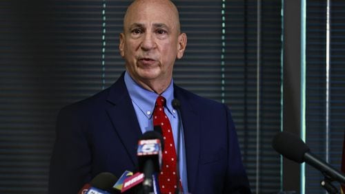 Pete Skandalakis, seen here in 2022, is the executive director of the Prosecuting Attorneys’ Council of Georgia. Skandalakis announced on Thursday that he will lead the investigation into Lt. Gov. Burt Jones’ alleged role in the Georgia election interference case. (Natrice Miller/AJC 2022 photo)