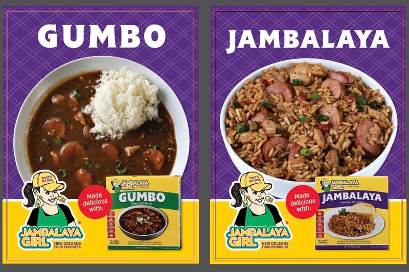 Gumbo and jambalaya mixes. (Courtesy of Pat Garin)