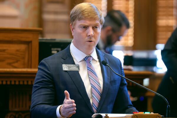 Senate Appropriations Chairman Blake TIllery (R-Vidalia). (Natrice Miller/The Atlanta Journal-Constitution)