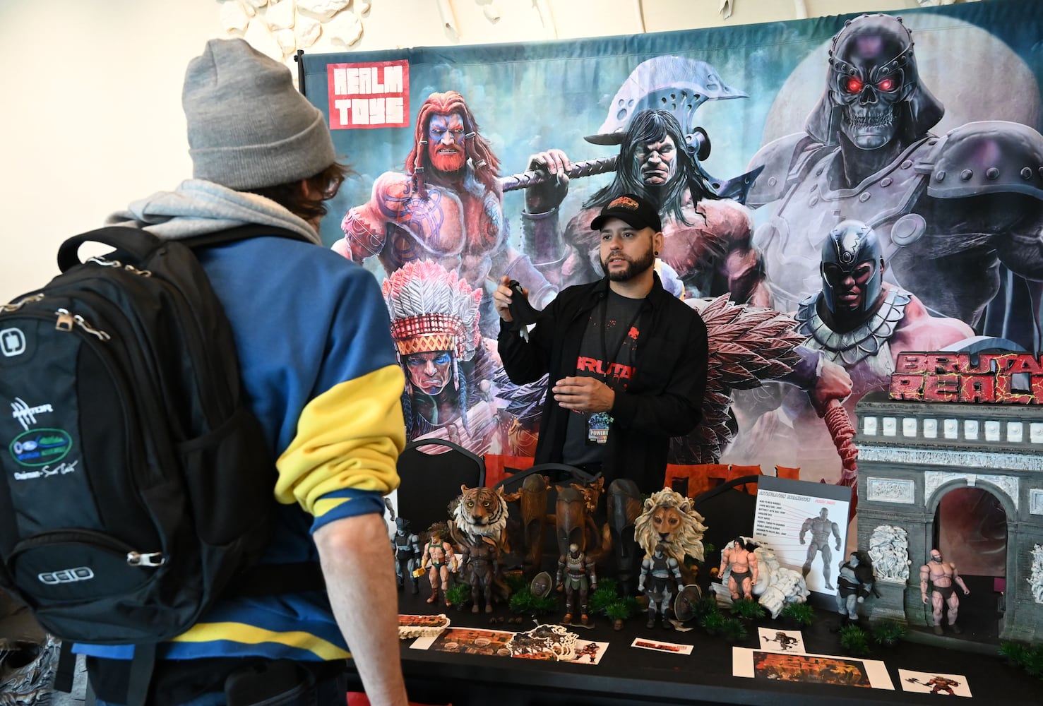 Toy designer David Vonner at Toylanta