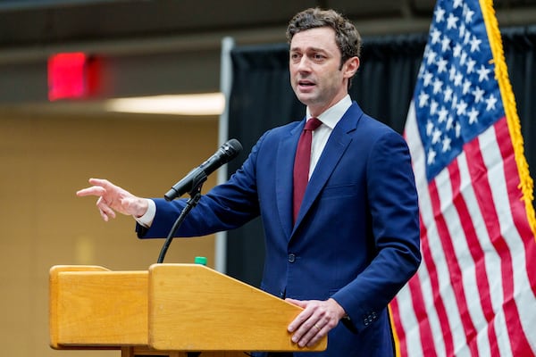 U.S. Sen. Jon Ossoff, D-Ga., is up for reelection next year. (Jason Allen/AJC)