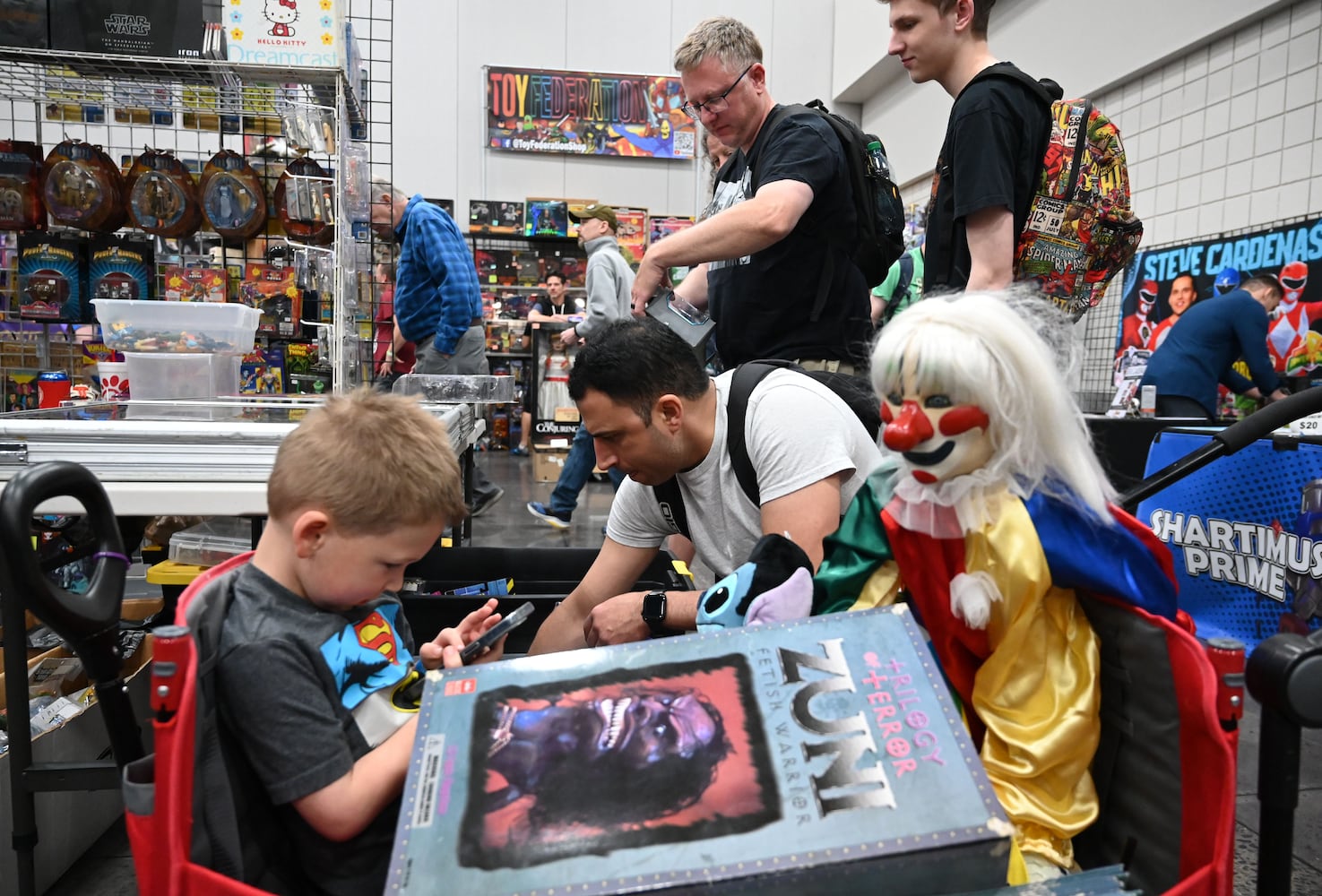 Toy designer David Vonner at Toylanta