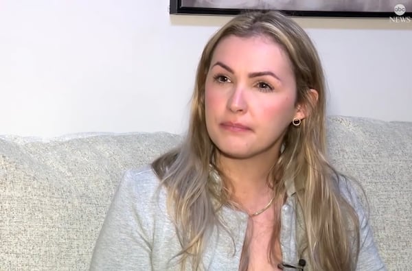Caroline Miller told police that a man tried to snatch her young son out of her arms at a Acworth Walmart. The man's attorney has pushed back calling her and authorities' version of the events "ridiculous." (Couresy of WSB-TV)