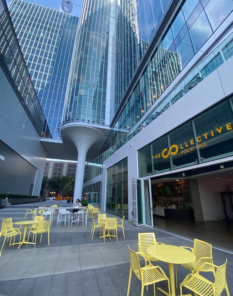 Exterior of The Collective food hall at Coda