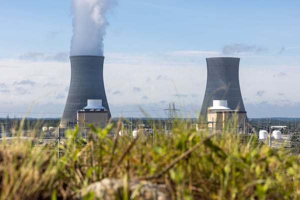 Units 3 and 4 at Plant Vogtle, in Burke County near Waynesboro, Georgia, on Monday, July 31, 2023. (Arvin Temkar/The Atlanta Journal-Constitution/TNS)