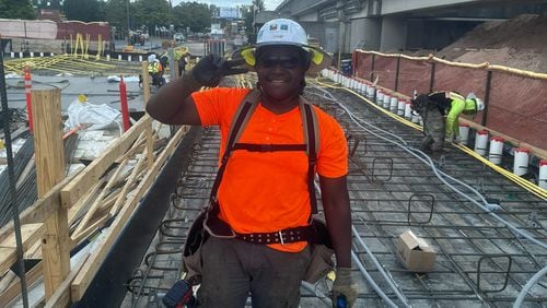 Khaliq Worthy's internship through the Cross Keys High construction program led to a full-time job immediately upon graduation. Courtesy