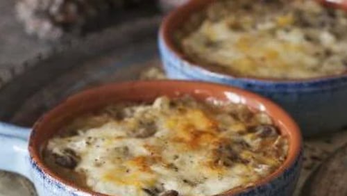 Mushroom au gratin