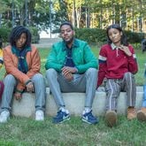 Designer Quintin Crumpler, center, and members of his family are wearing merchandise from his line, Goat by James King. Crumpler founded the Atlanta-based brand in 2018. (Contributed)
