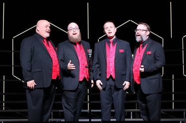 Meet the Four Fellers, the barbershop quartet chosen to sing the national anthem in Atlanta on July 4 before the start of the AJC Peachtree Road Race.